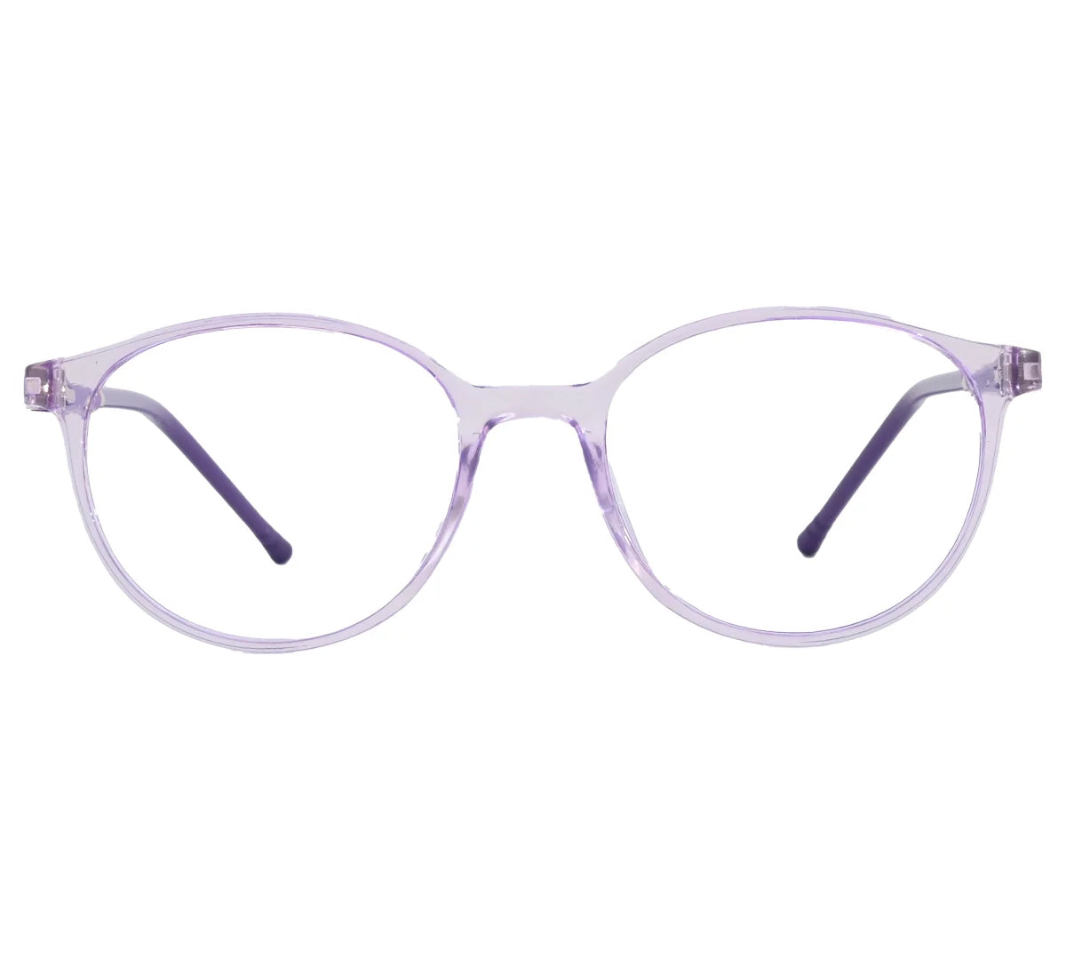 Bright Youth Gradient Black & Transparent Eyeglass Frame - Black
