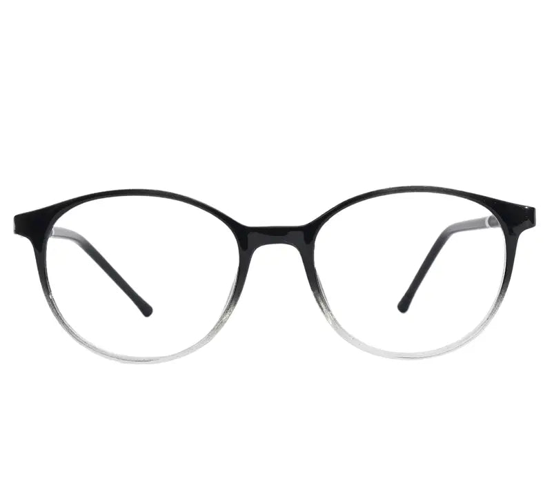 Bright Youth Gradient Black & Transparent Eyeglass Frame - Purple