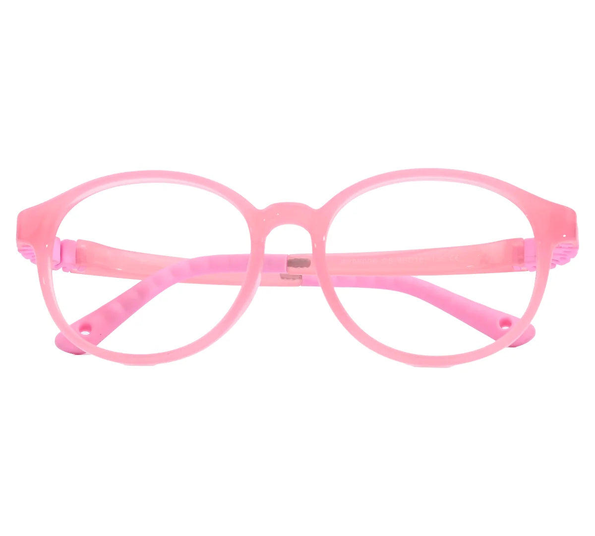 Adidas Kids' Blue Round Eyeglass Frame - Stylish & Durable - Pink