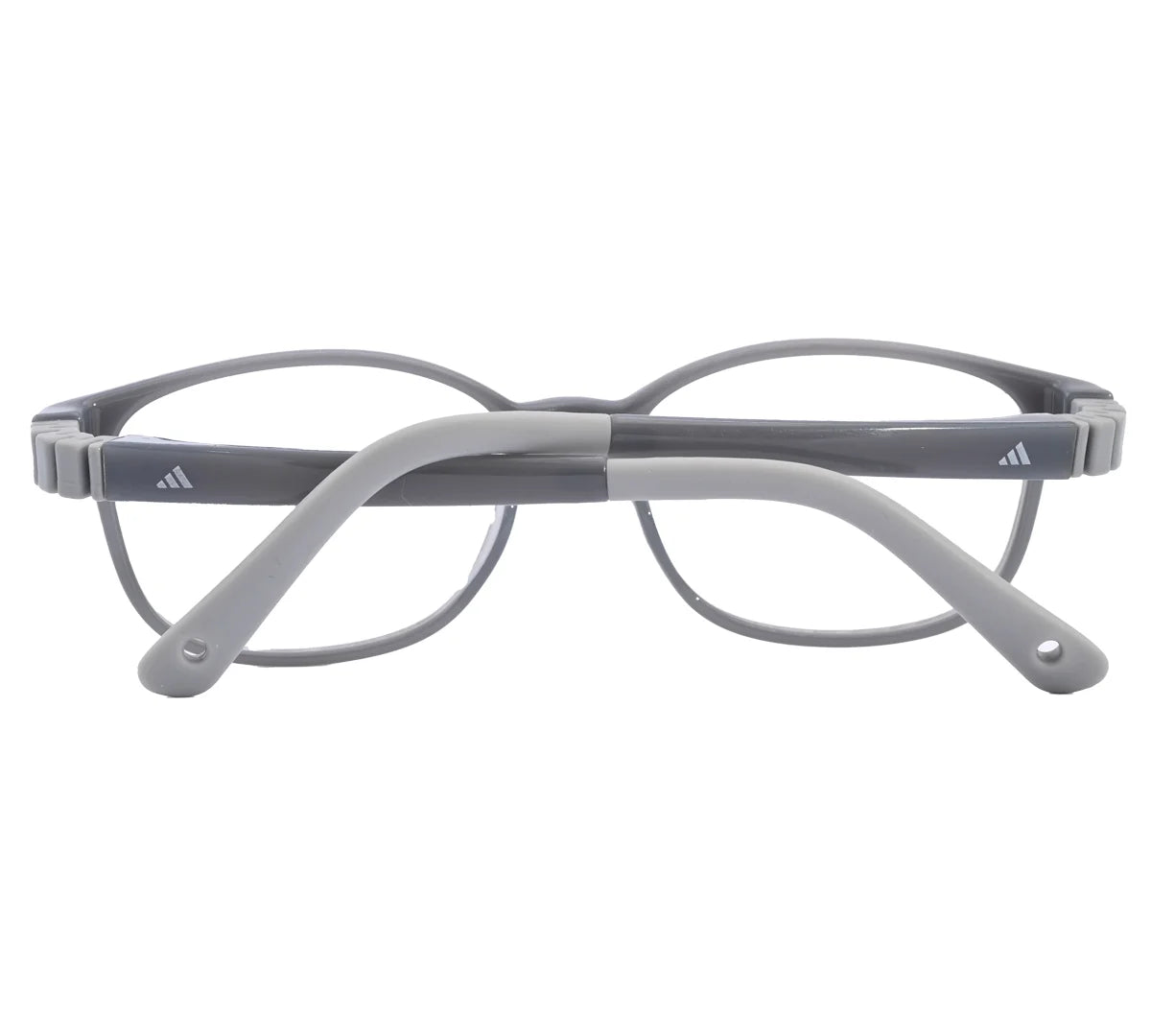 Adidas Kids' Blue Rectangular Eyeglass Frame - Vibrant & Comfortable - Gray