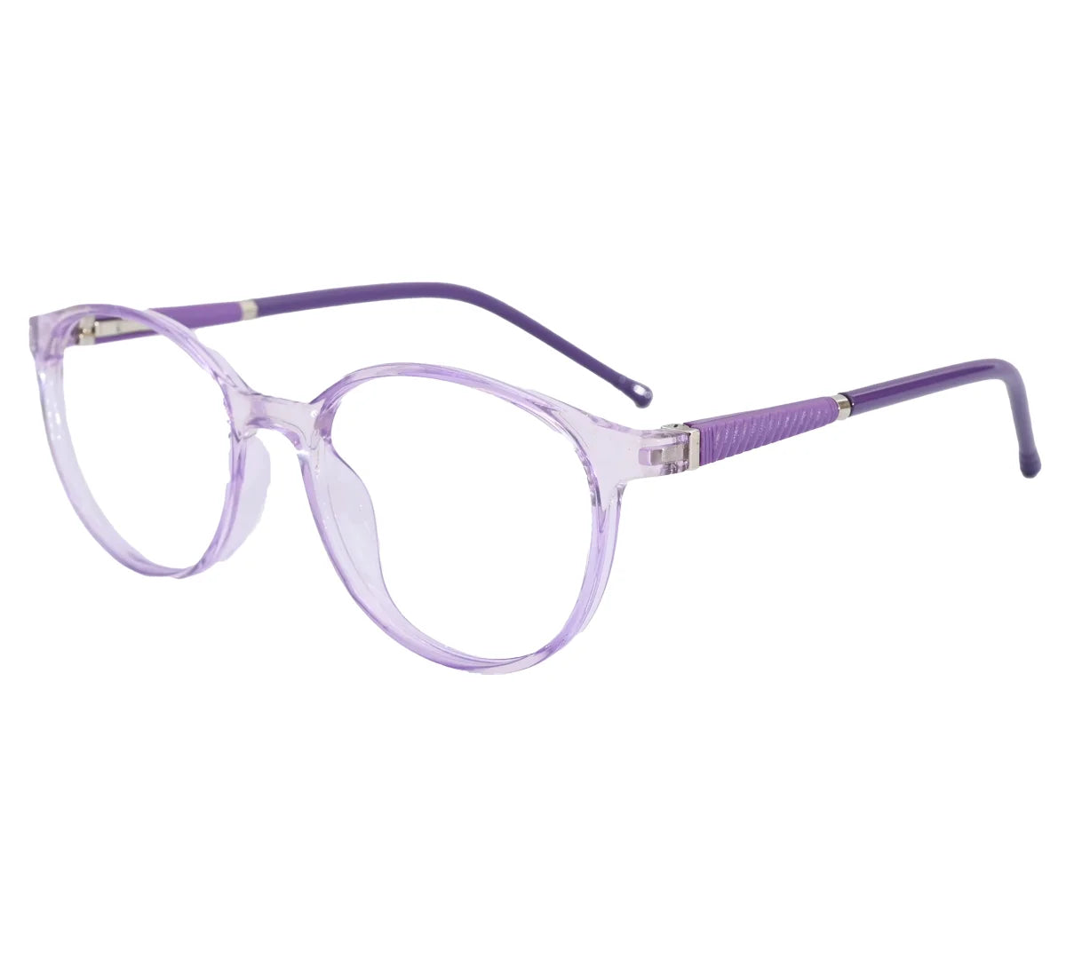 Bright Youth Gradient Black & Transparent Eyeglass Frame - Black