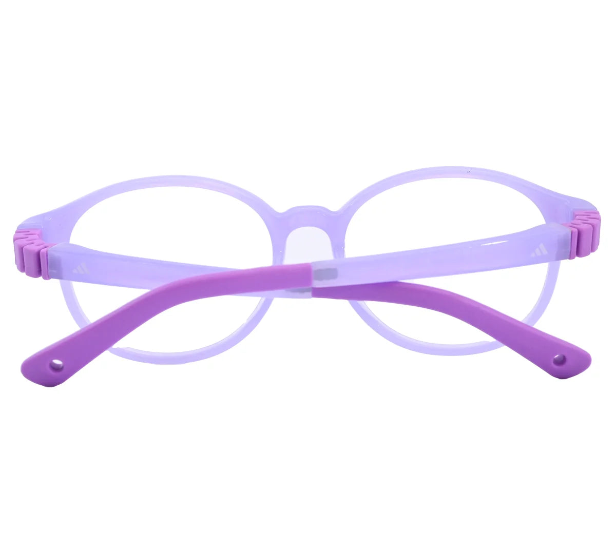 Adidas Kids' Blue Round Eyeglass Frame - Stylish & Durable - Purple