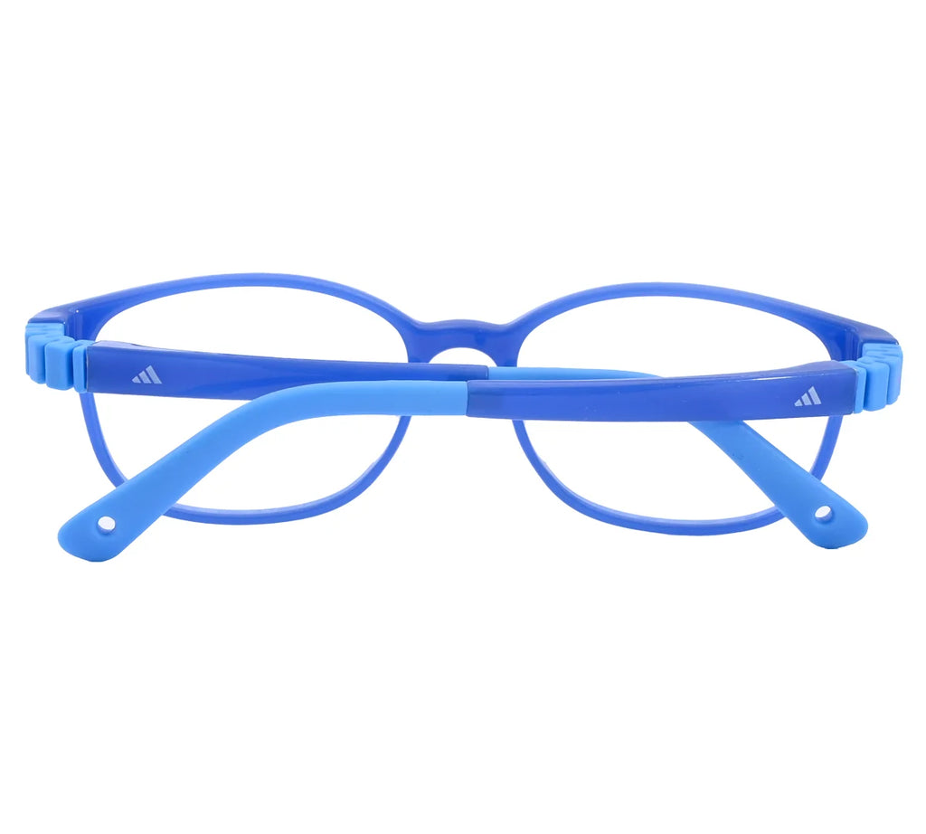 Adidas Kids' Blue Rectangular Eyeglass Frame - Vibrant & Comfortable - Blue