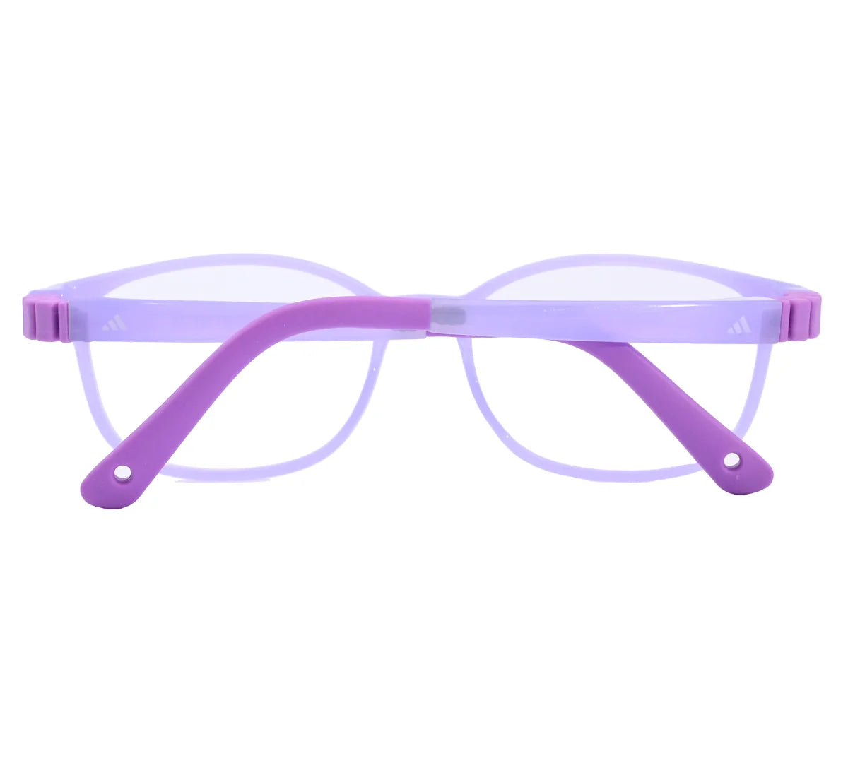 Adidas Kids' Blue Rectangular Eyeglass Frame - Vibrant & Comfortable - Purple