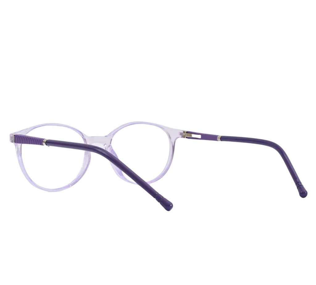 Bright Youth Gradient Black & Transparent Eyeglass Frame - Black