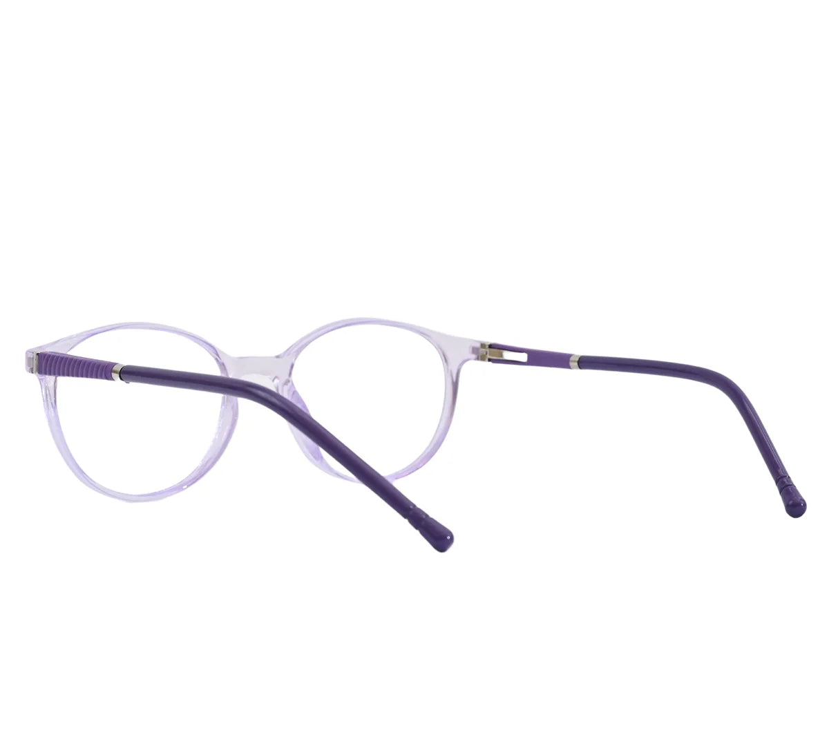 Bright Youth Gradient Black & Transparent Eyeglass Frame - Black