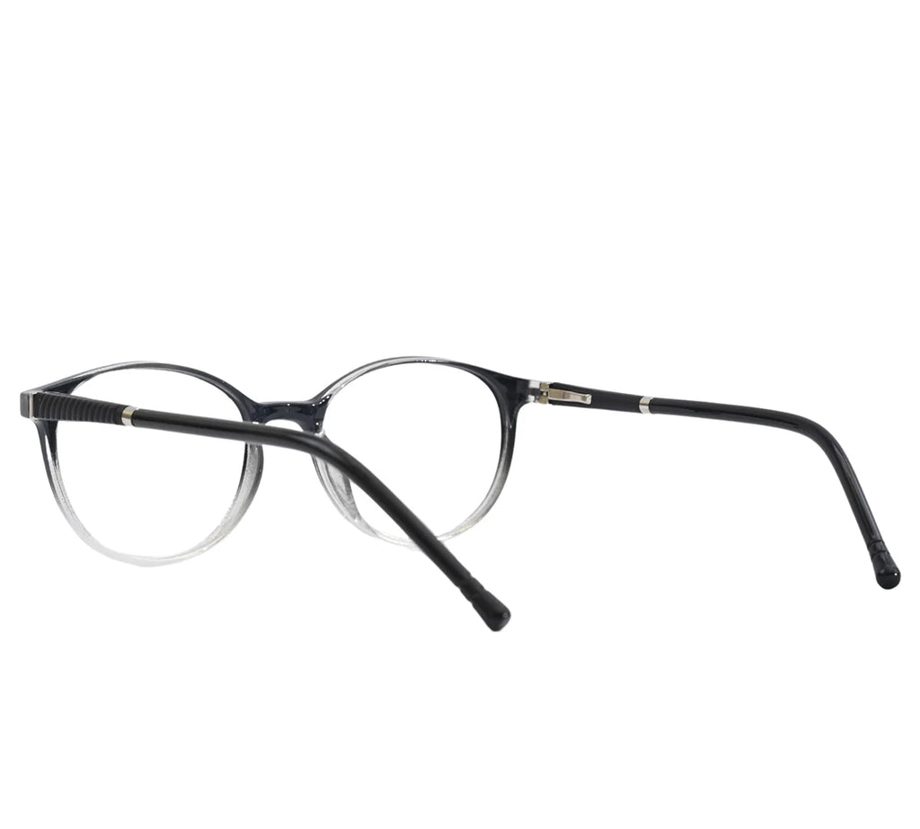 Bright Youth Gradient Black & Transparent Eyeglass Frame - Purple