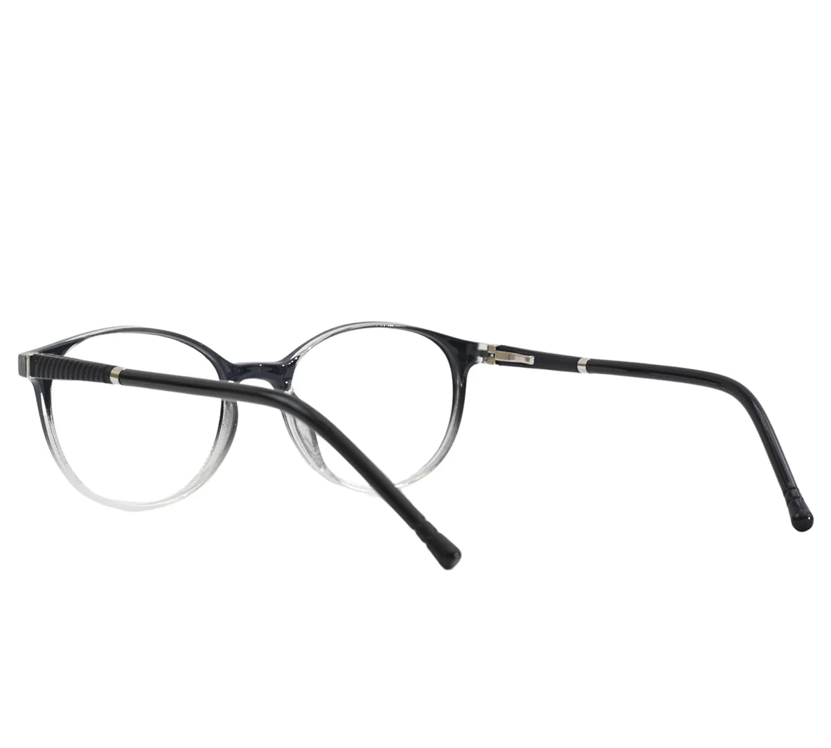 Bright Youth Gradient Black & Transparent Eyeglass Frame - Purple