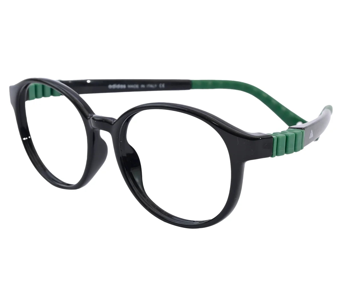 Adidas Kids' Blue Round Eyeglass Frame - Stylish & Durable - Black