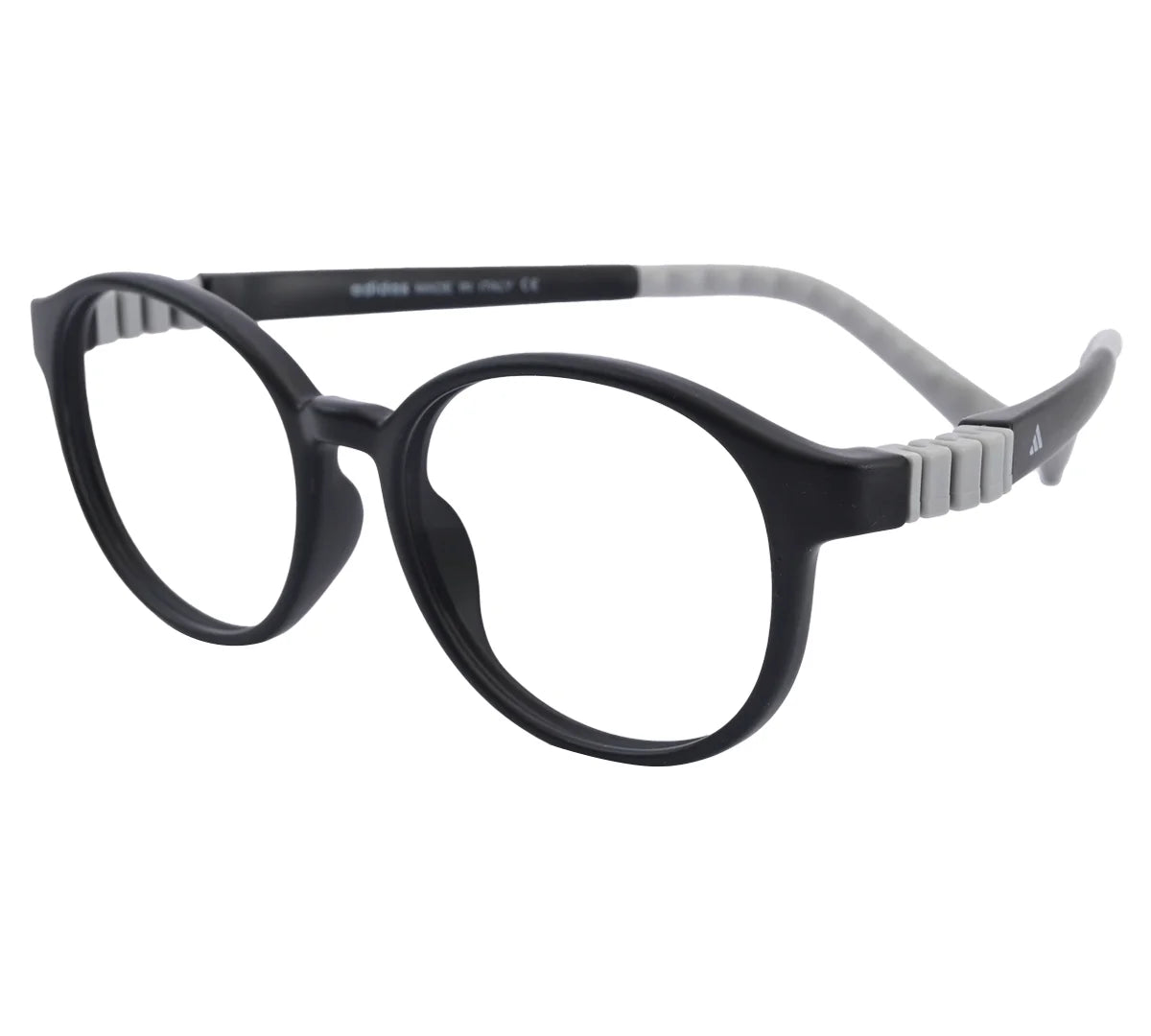 Adidas Kids' Blue Round Eyeglass Frame - Stylish & Durable - Gray