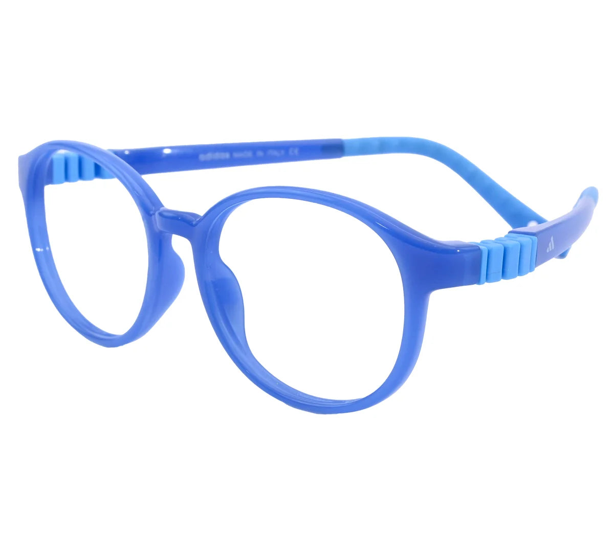 Adidas Kids' Blue Round Eyeglass Frame - Stylish & Durable - Blue