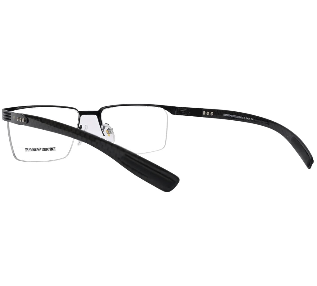 Emporio Armani Replica Premium Eyeglasses - Black Half-Rim Frame