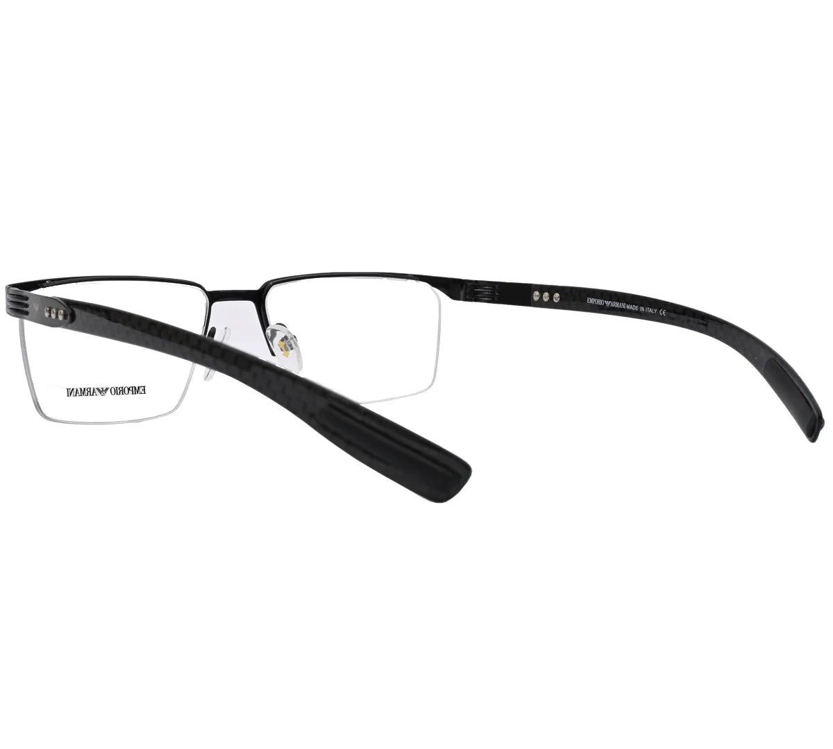 Emporio Armani Replica Premium Eyeglasses - Black Half-Rim Frame