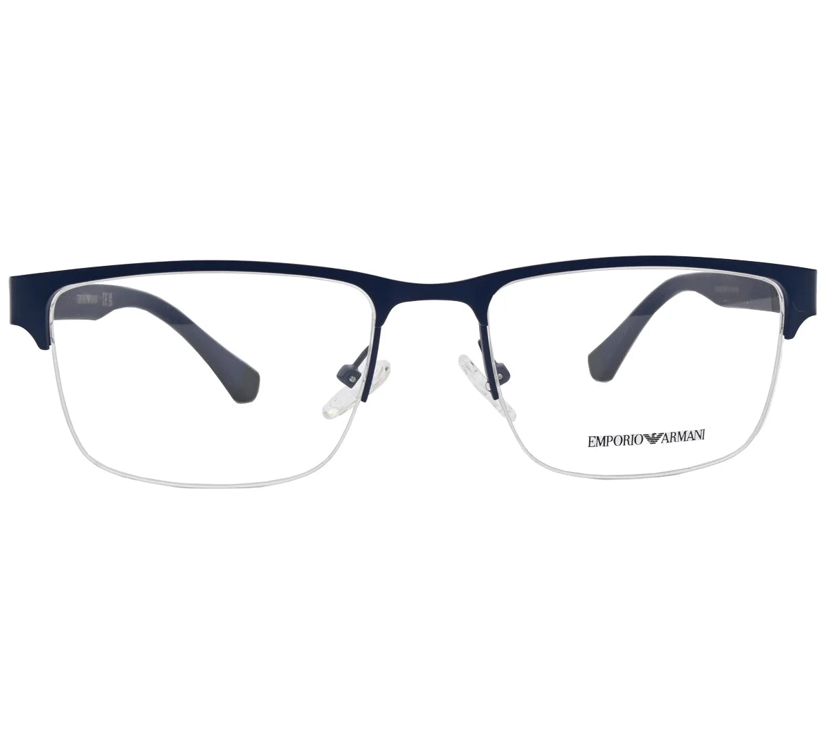 Emporio Armani Replica Eyeglasses - Blue Semi-Rimless