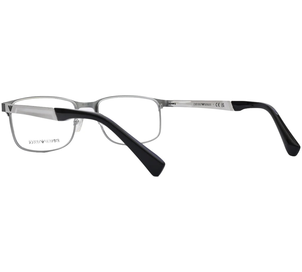 Emporio Armani Replica Eyeglasses - Sleek Black & Silver
