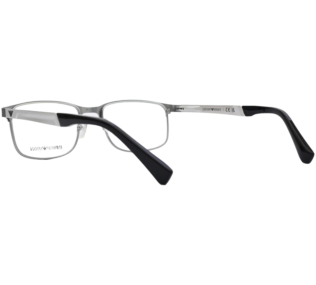 Emporio Armani Replica Eyeglasses - Sleek Black & Silver