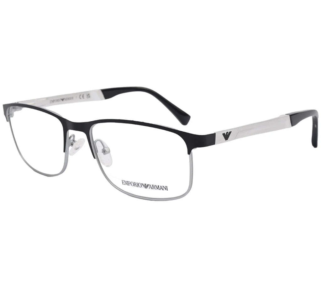 Emporio Armani Replica Eyeglasses - Sleek Black & Silver