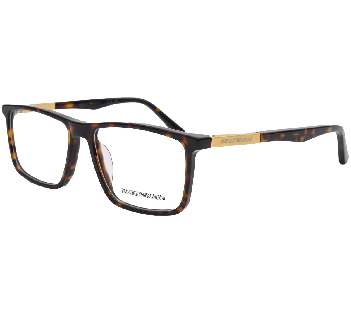 Emporio Armani Replica Eyeglasses - Tortoise Shell with Golden Accents
