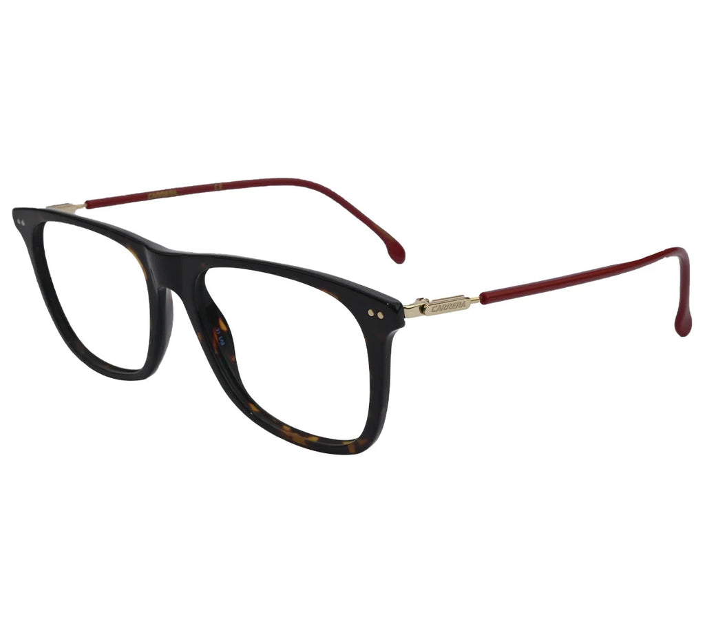 Carrera-Inspired 144N, Tortoise Shell Frame with Red Temples - Eyekart Exclusive