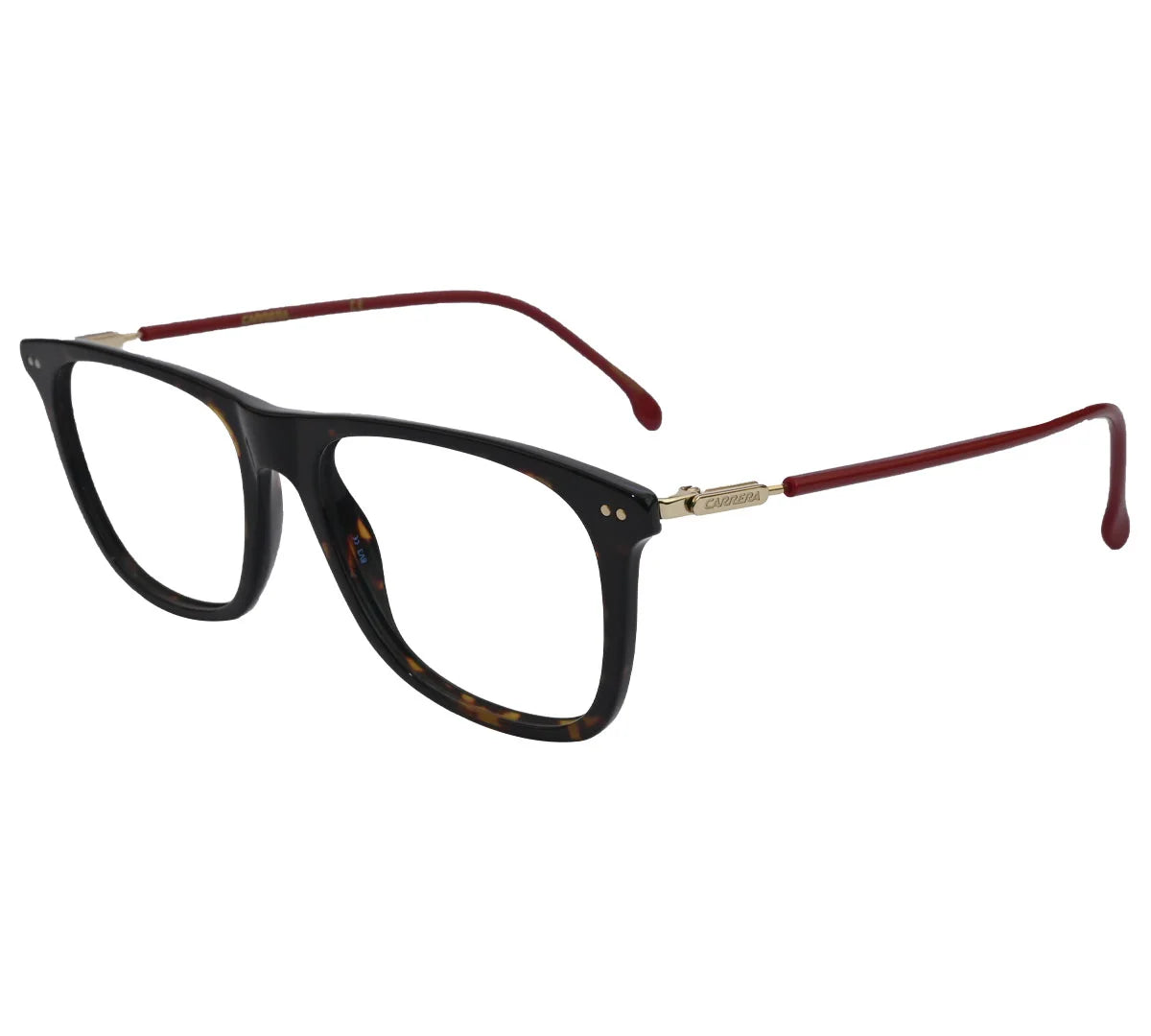 Carrera-Inspired 144N, Tortoise Shell Frame with Red Temples - Eyekart Exclusive