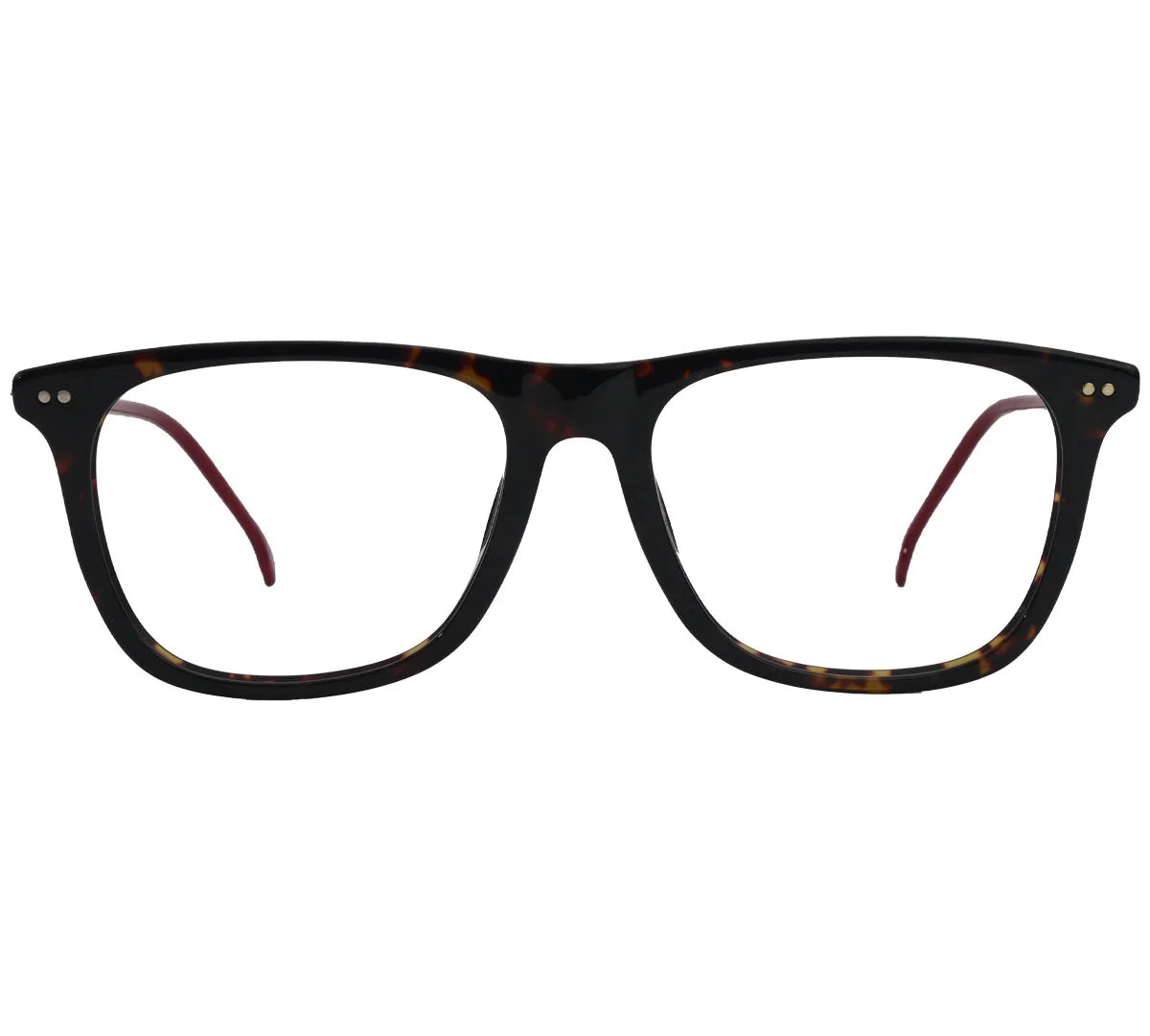 Carrera-Inspired 144N, Tortoise Shell Frame with Red Temples - Eyekart Exclusive
