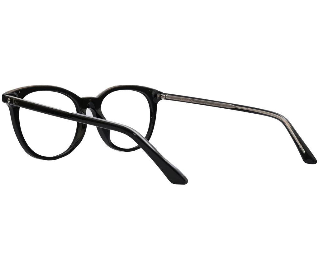 Dior "MONTAIGNE"  Black Rounded Frame - Eyekart Minimalist Edition
