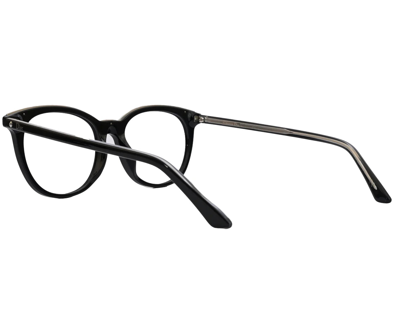 Dior "MONTAIGNE"  Black Rounded Frame - Eyekart Minimalist Edition