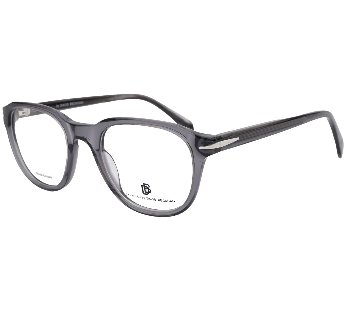 David Beckham Replica Premium Eyeglasses - Transparent Grey Round Frame