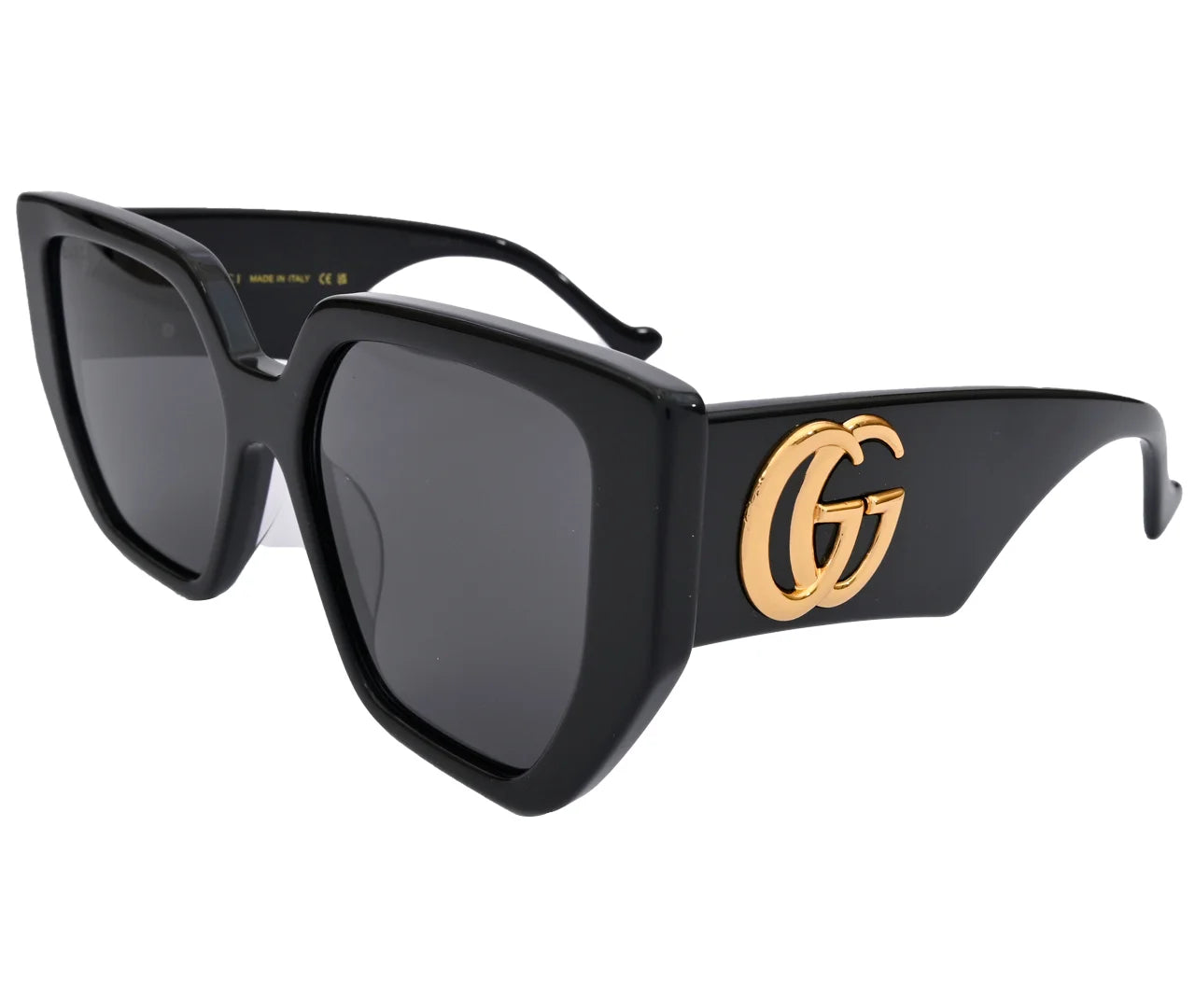 Gucci-Inspired Black Luxury Sunglasses