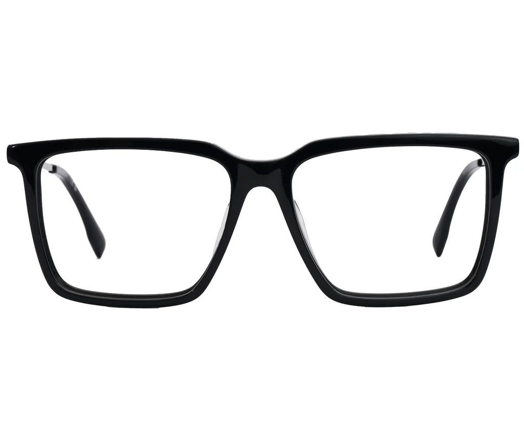 Karl Lagerfeld KL6114, Black Frame with Metal Temples - Eyekart Premium Edition