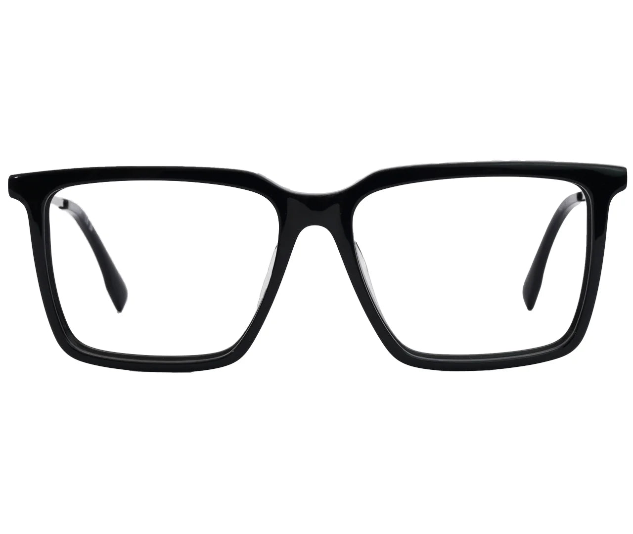 Karl Lagerfeld KL6114, Black Frame with Metal Temples - Eyekart Premium Edition