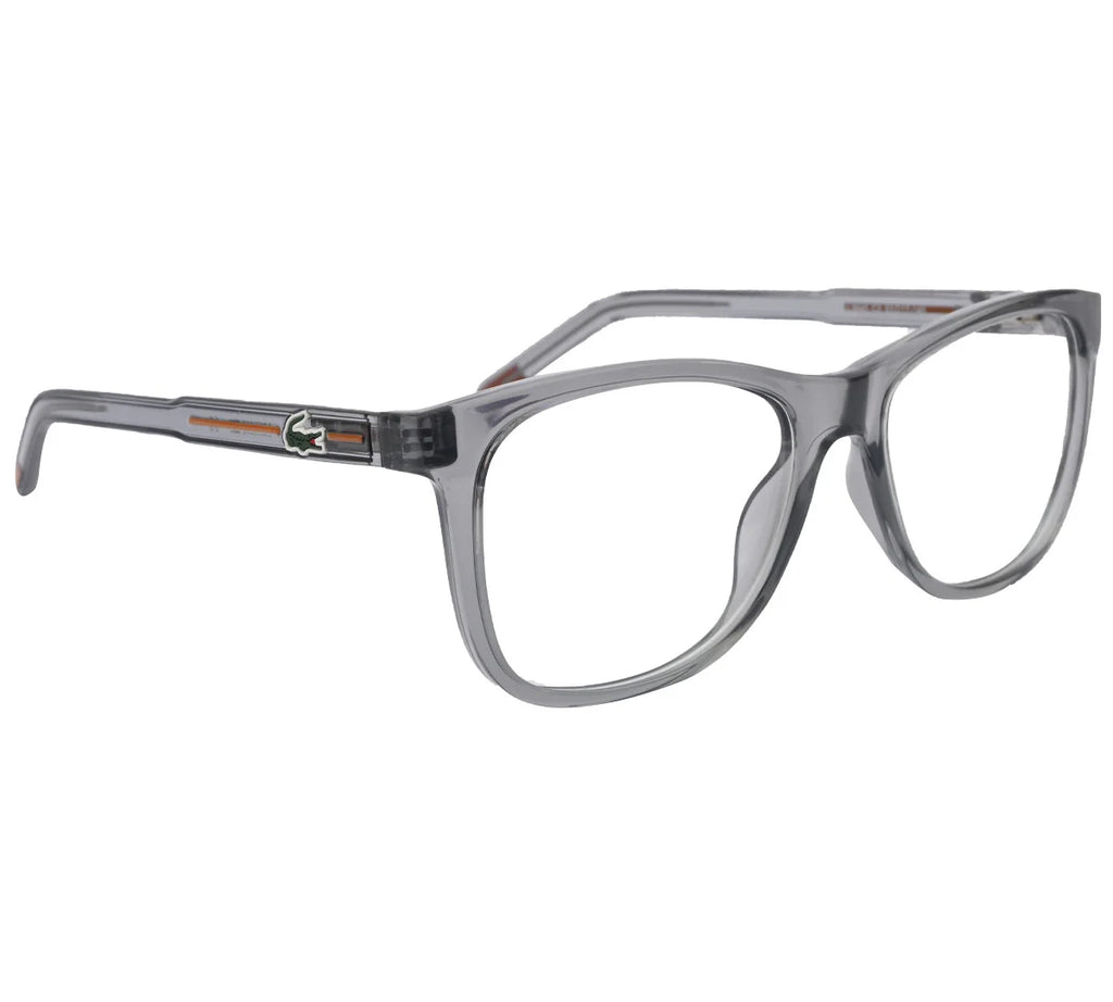 Lacoste Replica Eyeglasses - Bold Blue Oval Frame - Gray