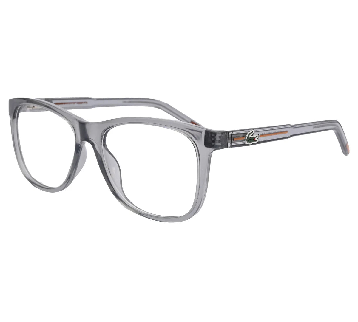 Lacoste Replica Eyeglasses - Bold Blue Oval Frame - Gray