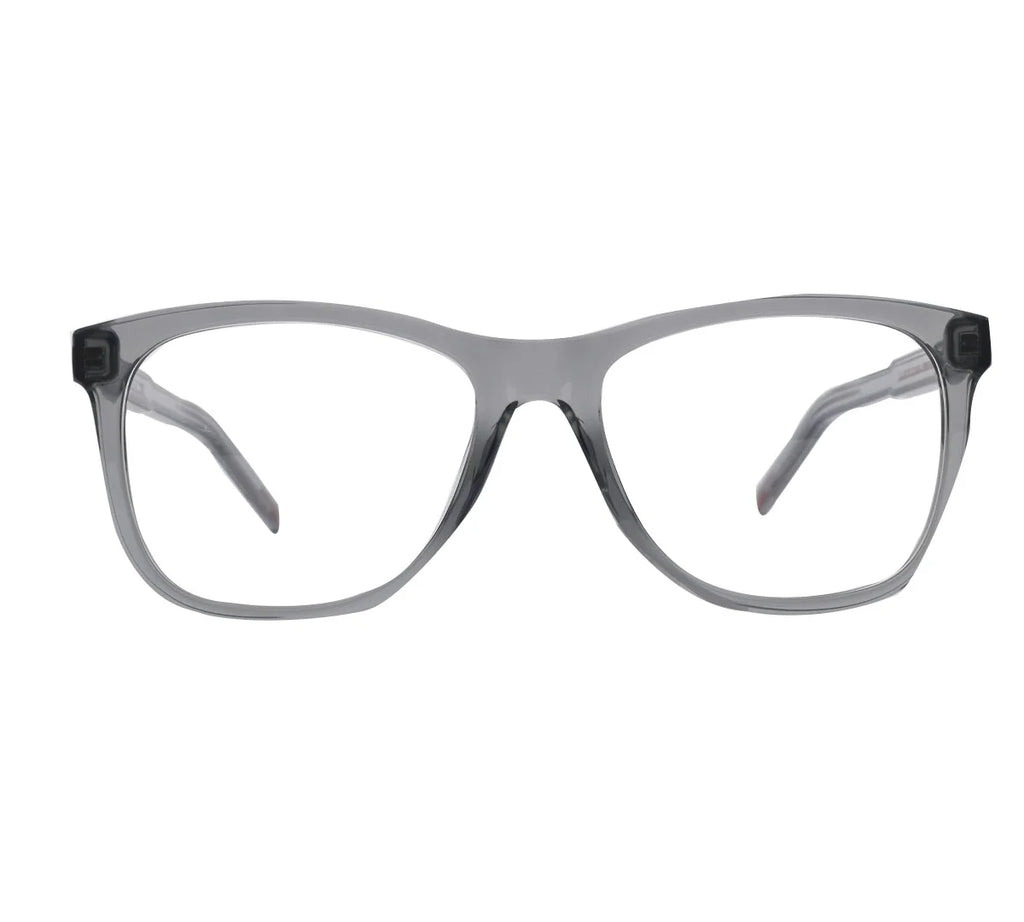 Lacoste Replica Eyeglasses - Bold Blue Oval Frame - Gray