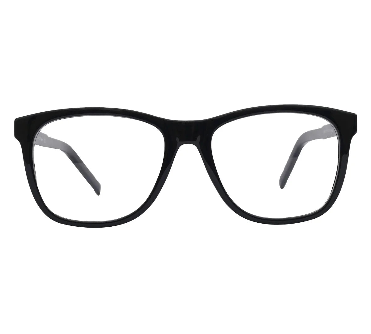 Lacoste Replica Eyeglasses - Bold Blue Oval Frame - Black