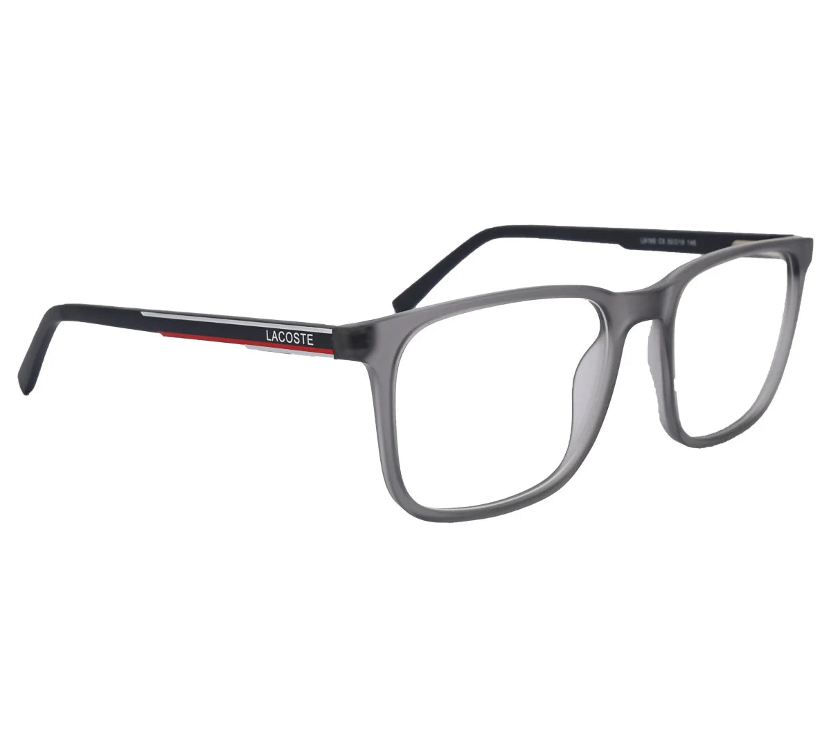 Lacoste Replica Eyeglasses - Sleek Grey with Red Detail
