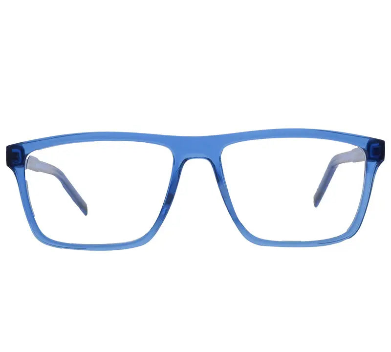 Lacoste Replica Eyeglasses - Vibrant Blue Transparent Frame