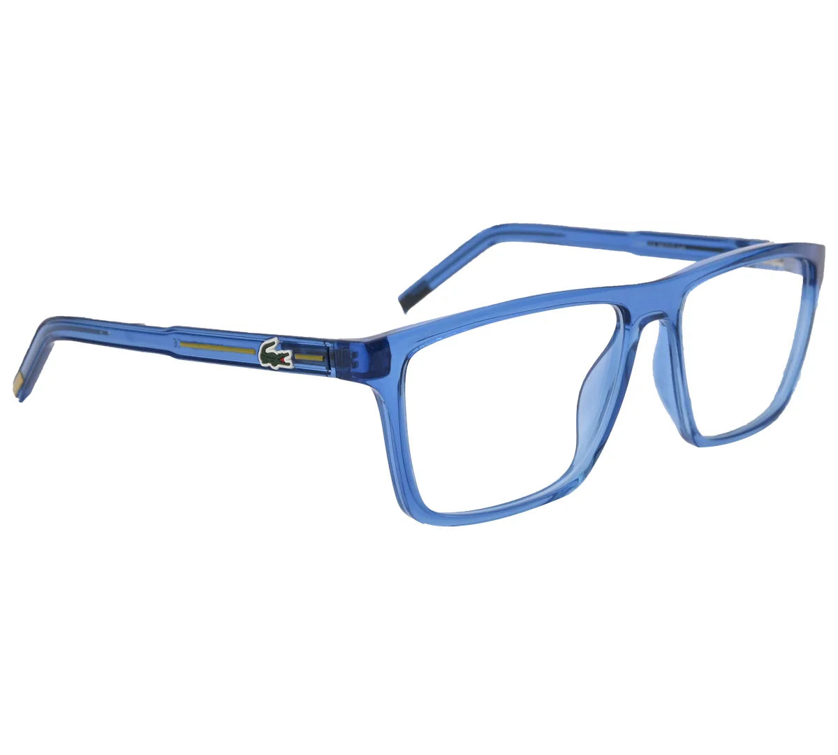 Lacoste Replica Eyeglasses - Vibrant Blue Transparent Frame