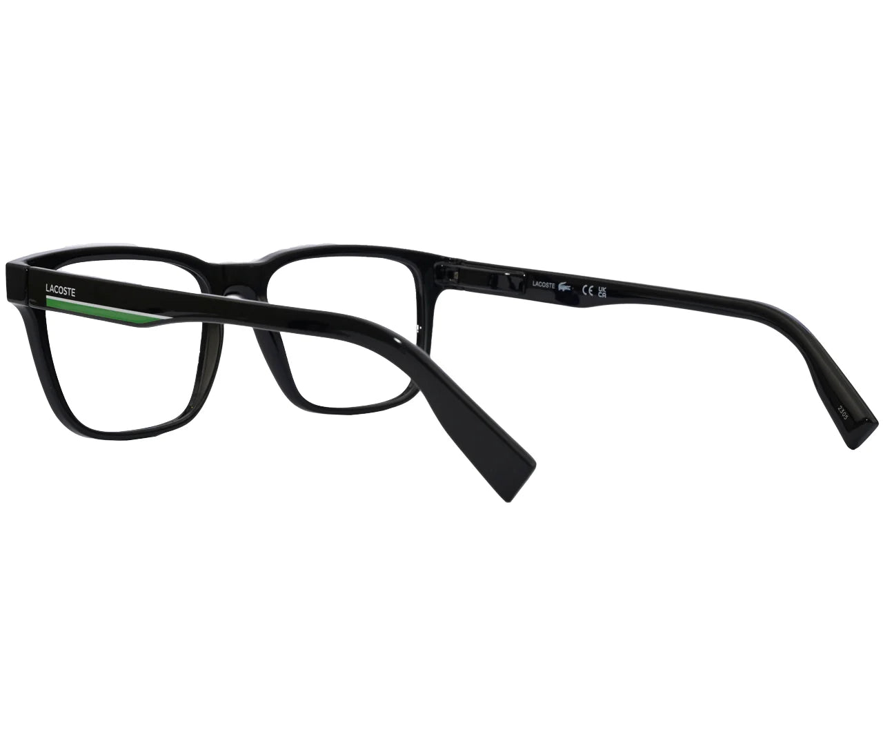Lacoste L2926 Black Frame with Signature Green Accent - Eyekart Exclusive - Black