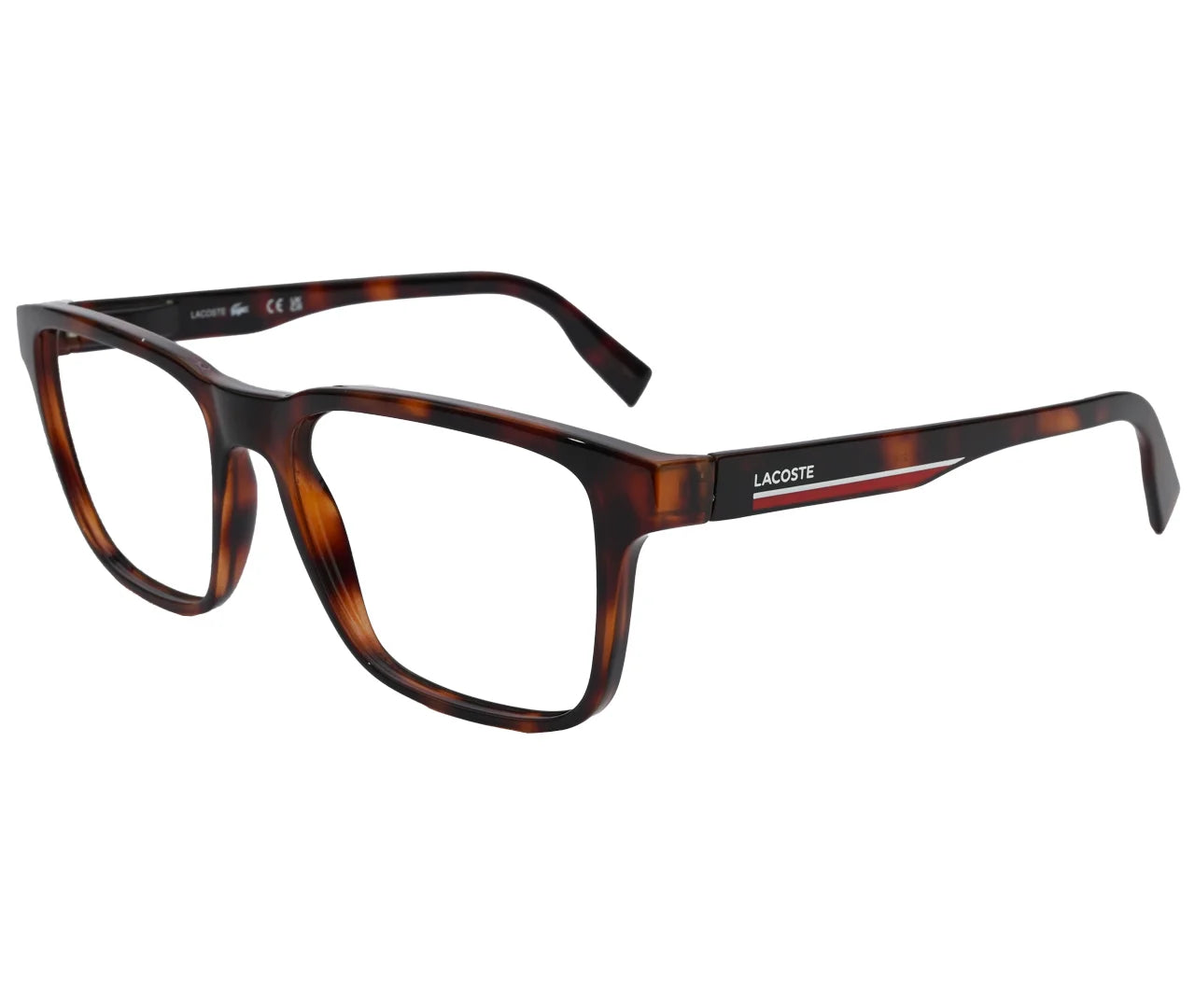 Lacoste L2927 Tortoise Shell Frame with Signature Stripe Accent - Eyekart Exclusive