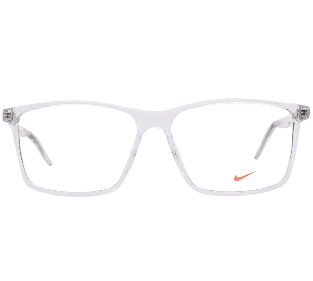 Nike Transparent Replica Eyeglasses - Iconic Red Swoosh