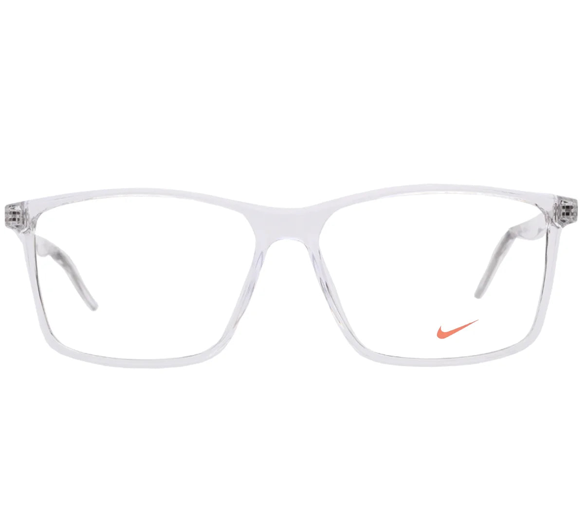 Nike Transparent Replica Eyeglasses - Iconic Red Swoosh