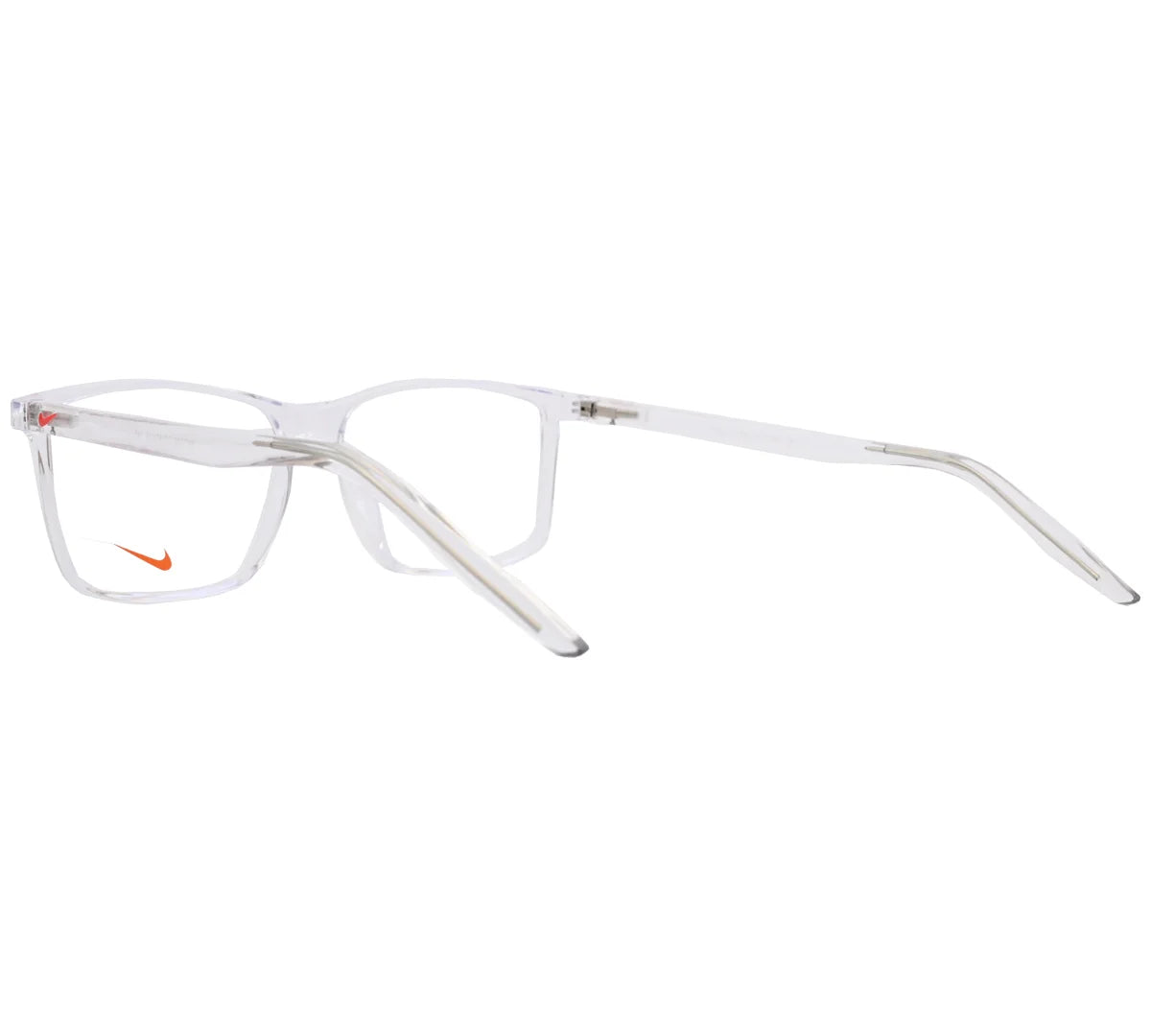 Nike Transparent Replica Eyeglasses - Iconic Red Swoosh