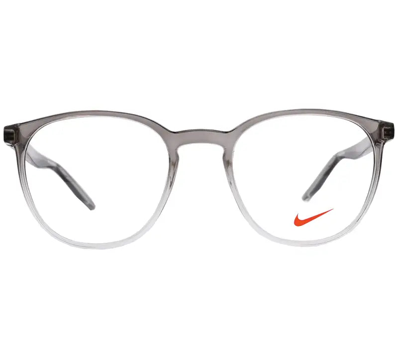 Nike Transparent Gray Replica Eyeglasses - Dual Swoosh Accents