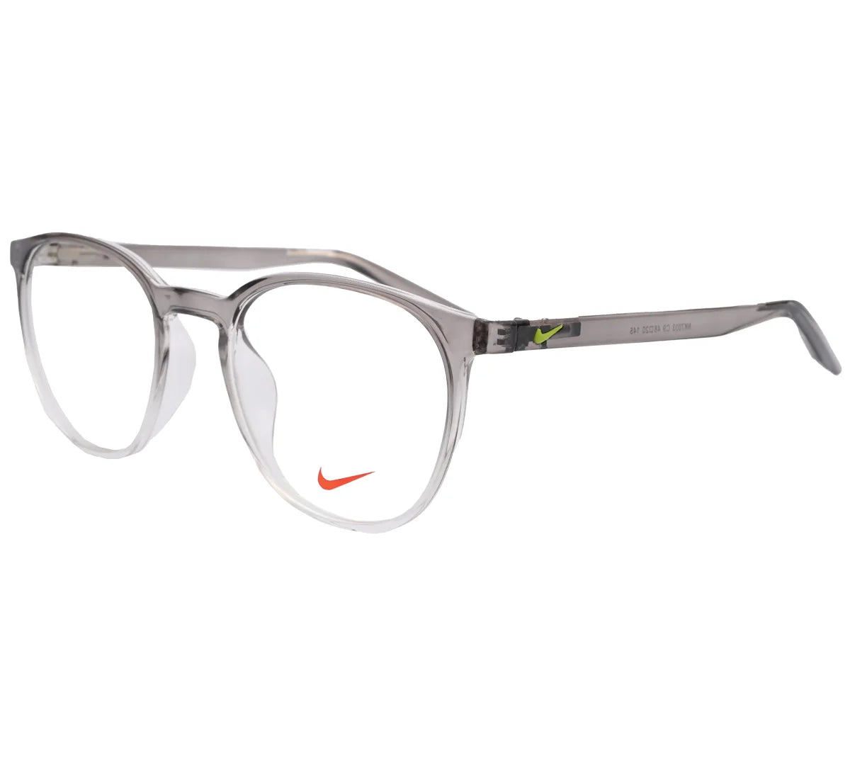 Nike Transparent Gray Replica Eyeglasses - Dual Swoosh Accents
