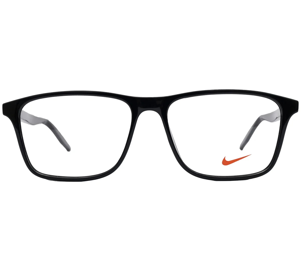 Nike Black Square Replica Eyeglasses - Sporty Minimalist Design