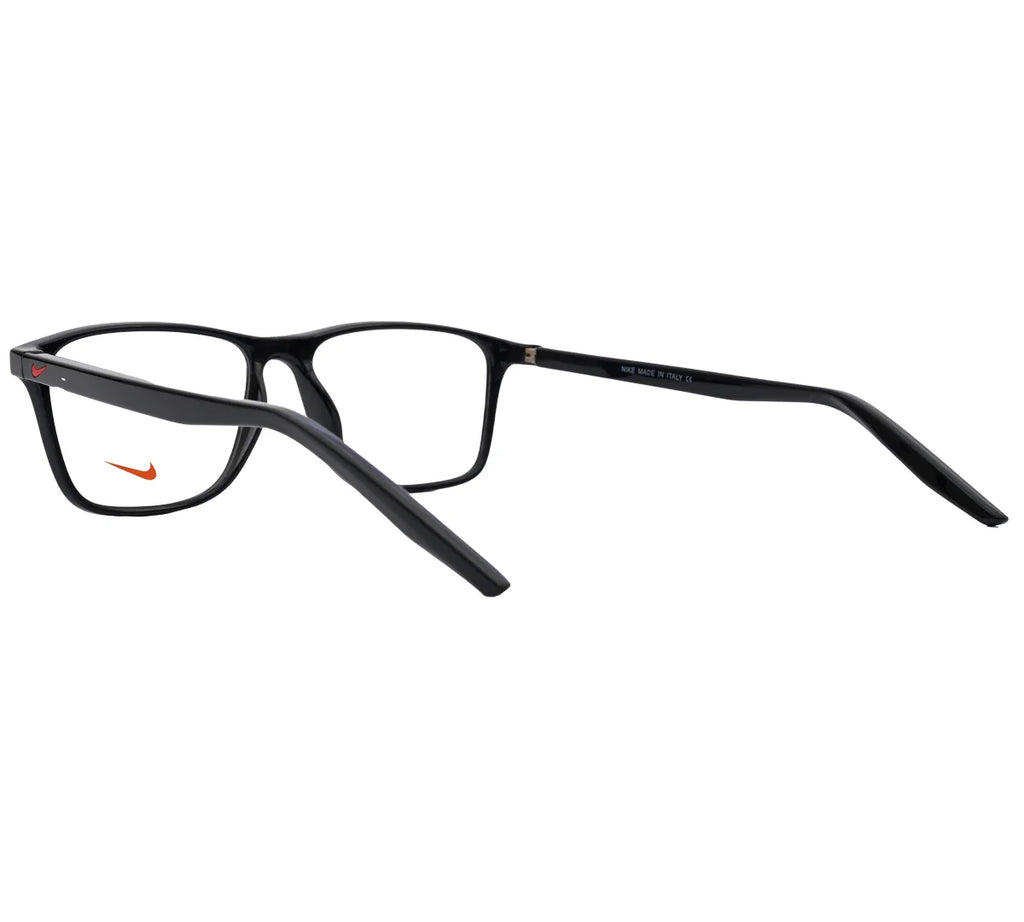 Nike Black Square Replica Eyeglasses - Sporty Minimalist Design