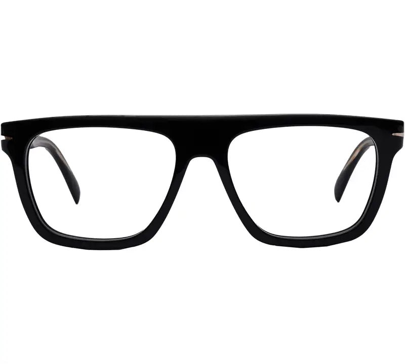 Elegant Black Square Eyeglasses – Inspired by David Beckham