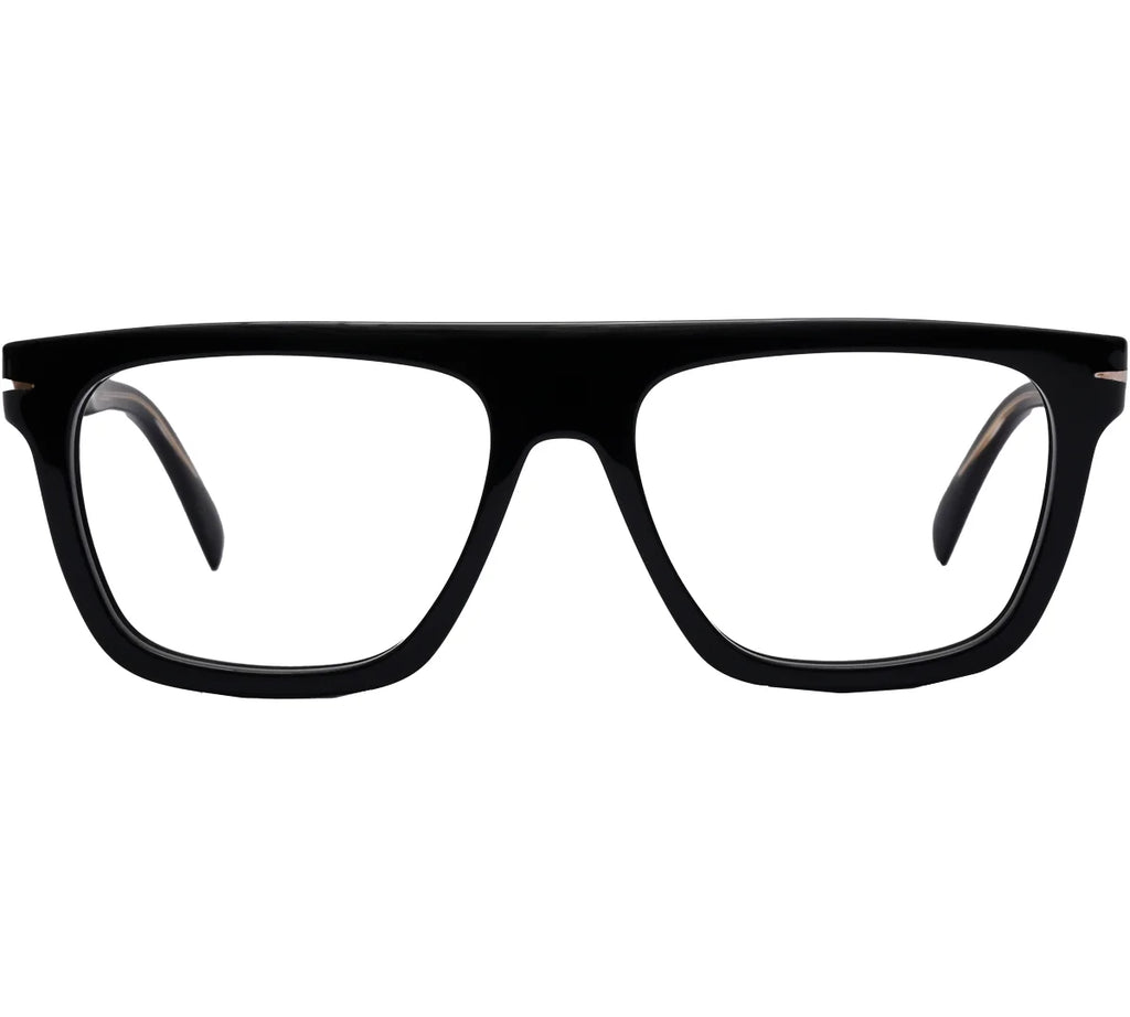 Elegant Black Square Eyeglasses