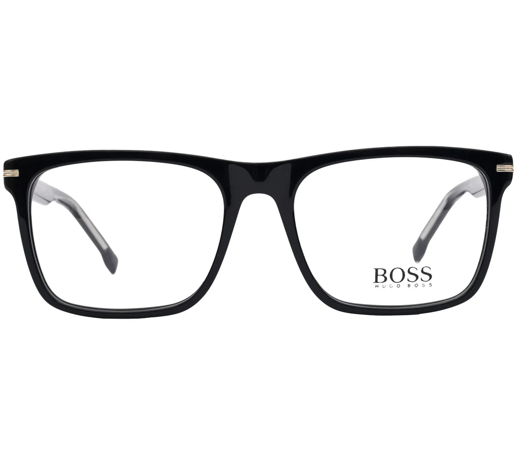 Hugo Boss Replica Premium Eyeglasses - Bold Black Frame